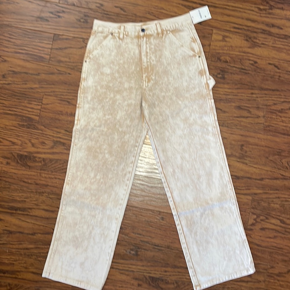 Forever 21 jeans (new w/tag) taupe/cream. Size 29